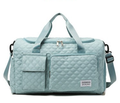 Presentaion Sac de voyage etanche grande capacite ZenVoyagExpress vert sur fond blanc