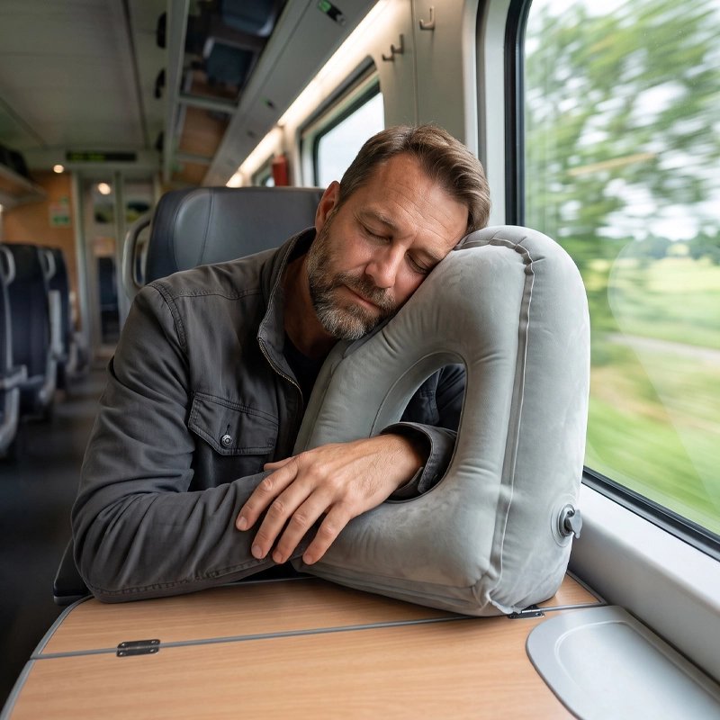 Coussin pour avion sieste en altitude en train