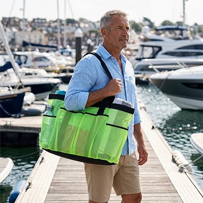 sac de plage XXL ma Liberté Totale vert éclatant