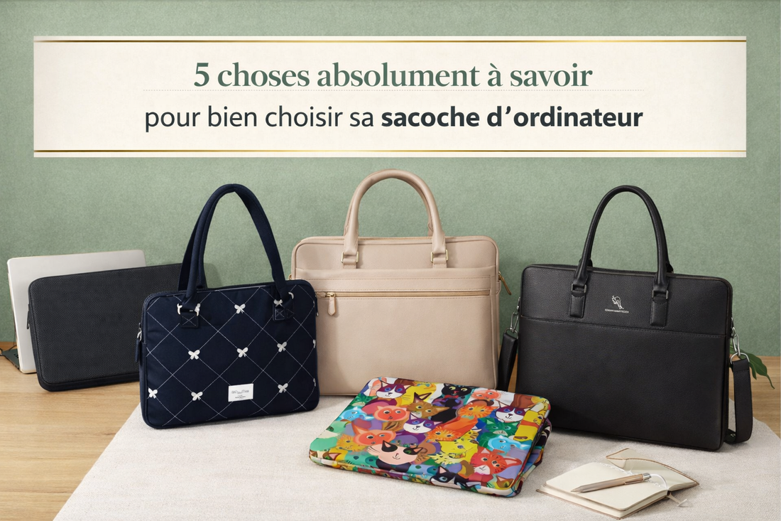 5 choses absolument à savoir pour bien choisir sa sacoche d’ordinateur