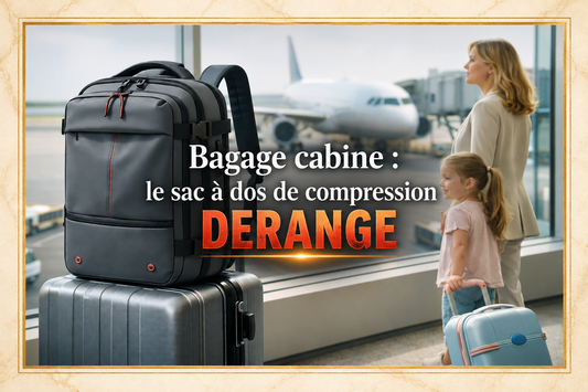 Bagage cabine : le sac à dos de compression dérange