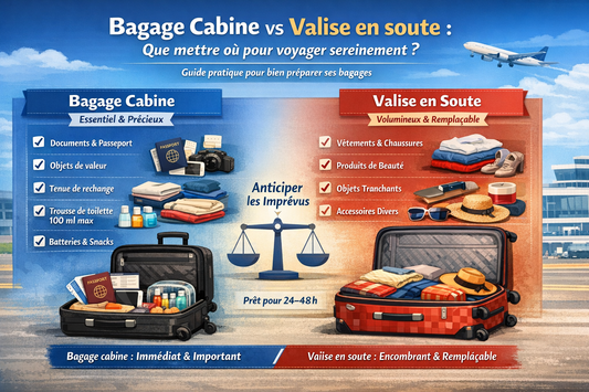 Comparatif bagage cabine et valise soute conseils voyage pratique utile