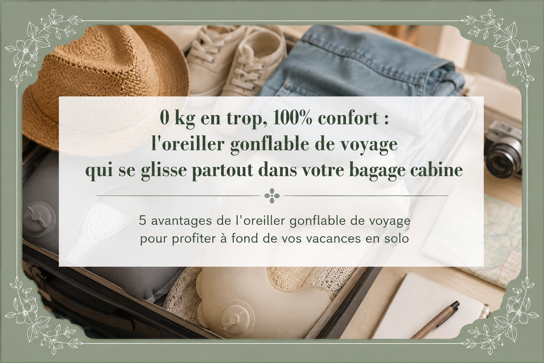 5 Avantages: oreiller gonflable de voyage pour profiter à fond