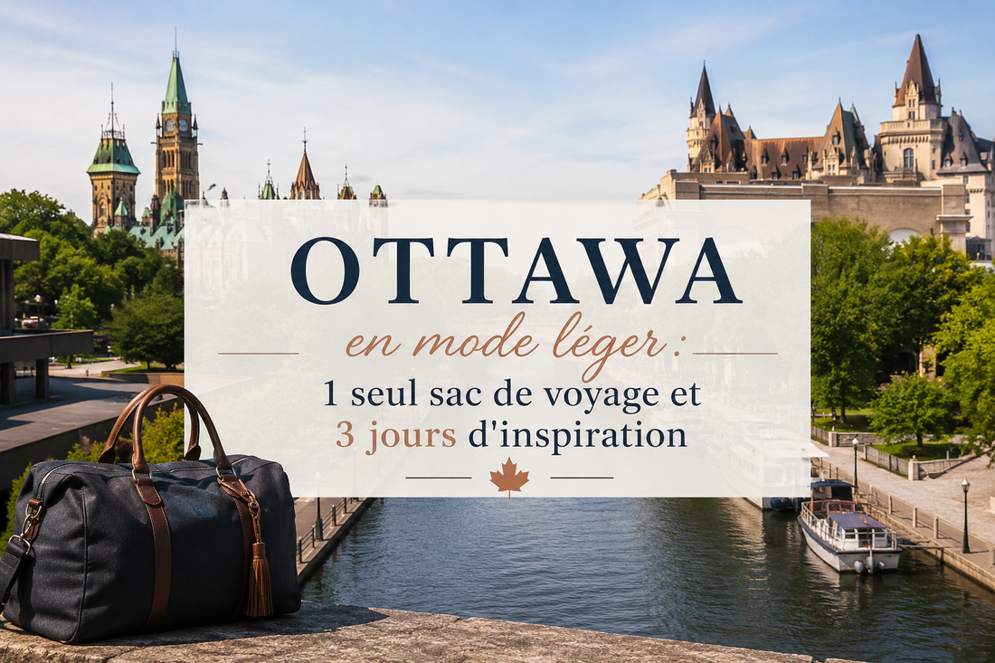 Ottawa en mode léger : 1 seul sac de voyage, 3 jours d'inspiration