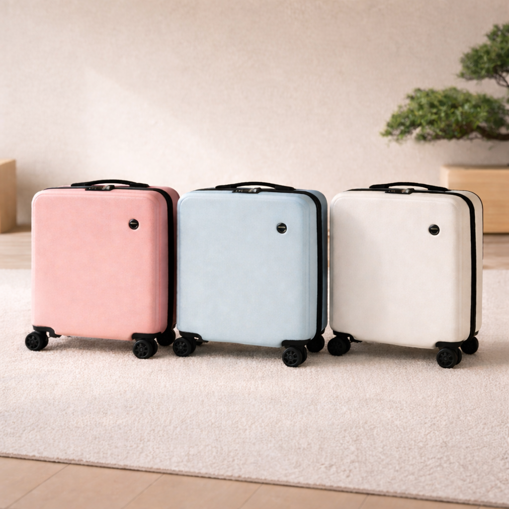 Présentation de la valise aux dimensions 40 x 30 x 20 cm : l'alliance d'un design minimaliste et d'un format cabine pratique.