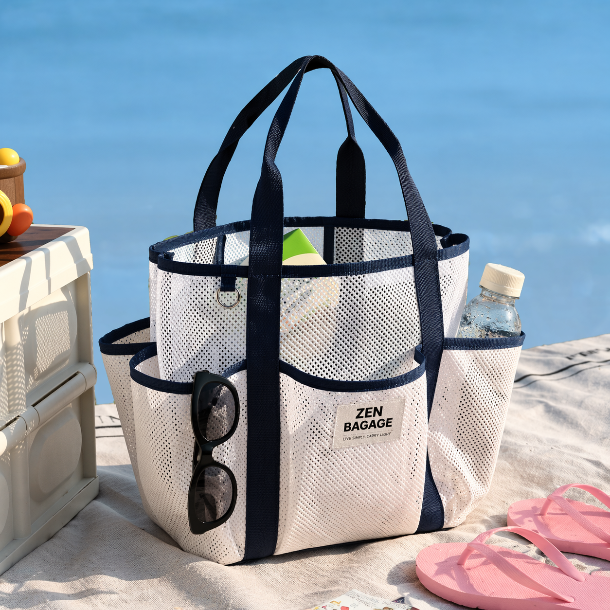 Présentation du cabas de plage ultra léger