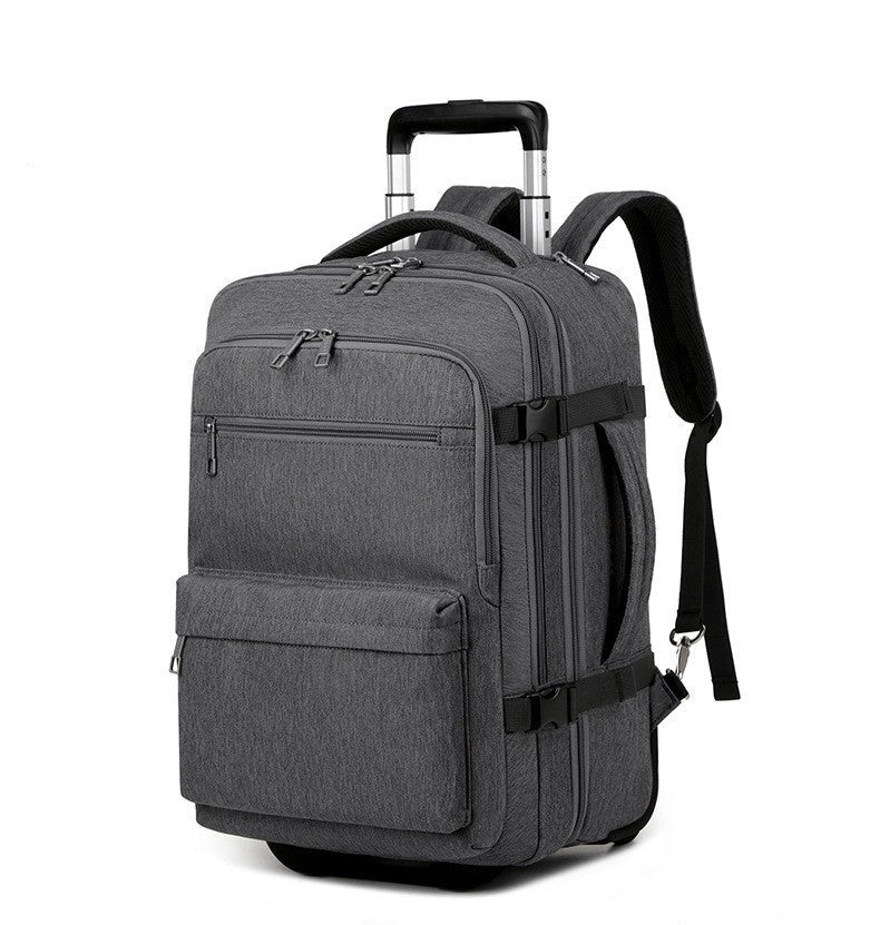 SAC A DOS DE VOYAGE vue sur fond blanc capacite genereuse design fonctionnel pour ordinateur et cabine