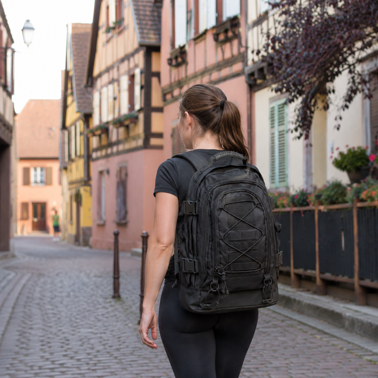 Sac à dos pour bagage cabine Nomade Flex noir