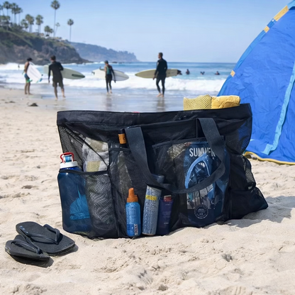Sac de plage XXL anti-sable pour séjour surf en Californie