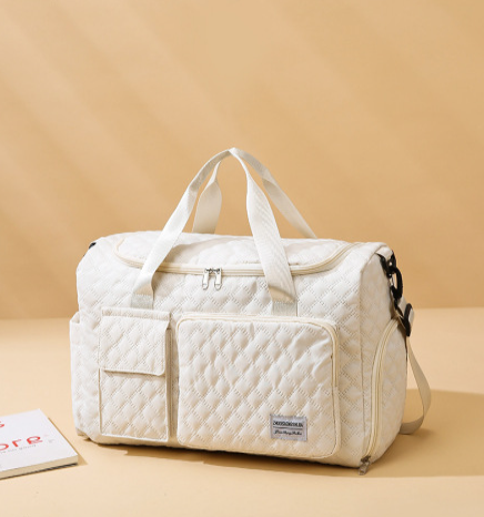 Sac de voyage etanche grande capacite ZenVoyagExpress blanc sur fond neutre