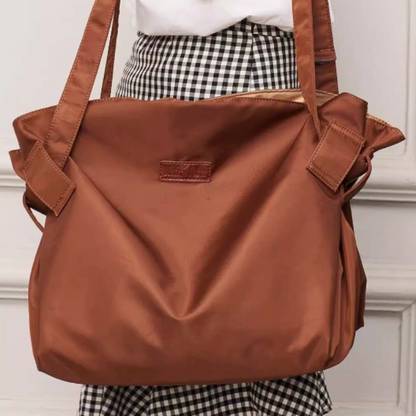 Sac de voyage femme marron élégant grand format, style pratique pour voyage et quotidien