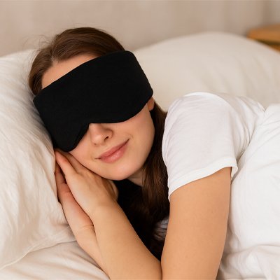 bandeau pour yeux Nuits Sereines en Voyage au lit