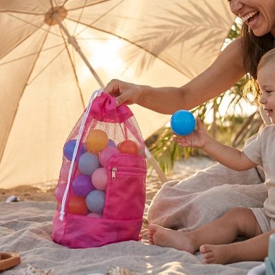 Cabas Plage Enfant Forme sur le sable
