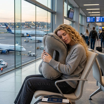 Coussin avion votre kit du sommeil parfait même à l'aéroport