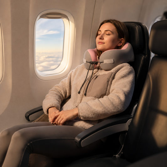 Coussin de voyage avion | AirVibes Massant
