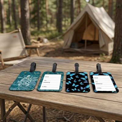 Démonstration de l'Etiquette bagage Zen Tag en deux modèle