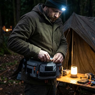 En camping sac banane voyage permet avoir tous les essentiels