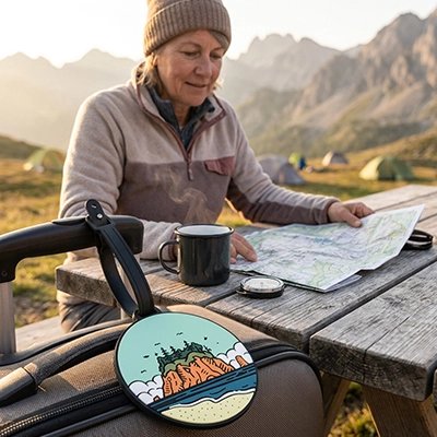 Etiquette pour bagage ROADTAG roadtrip