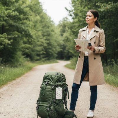 ETIQUETTE POUR VALISE FEMME ACTIVE MODÈLE 1