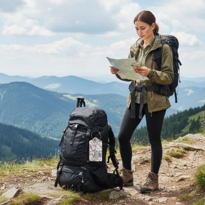 ETIQUETTE POUR VALISE GRIS AVEC ROSE
