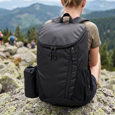 femme avec Sac à dos pour randonnée Trail Compact