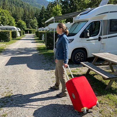 Housse protection valise Esprit Libre rouge