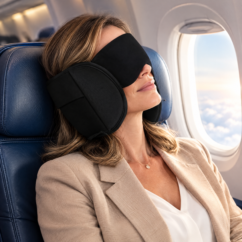masque pour les yeux avion dormir paisible