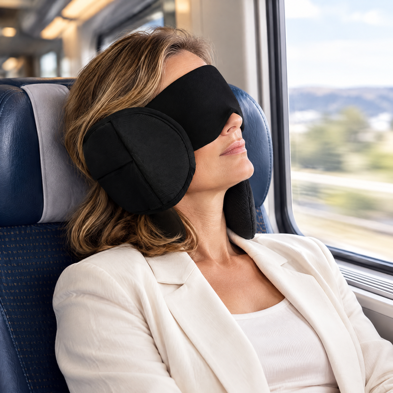 masque pour les yeux avion en train