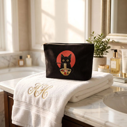 Pochette Maquillage Chat d’Amour à Hôtel