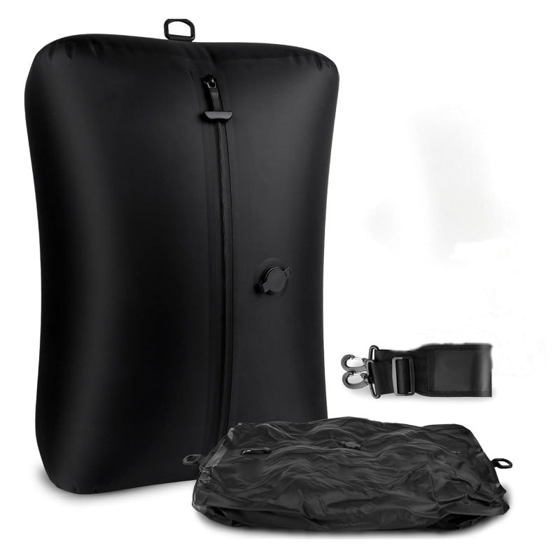 presentation sac de rangement pour voyage Zencompressible avant et apres compression