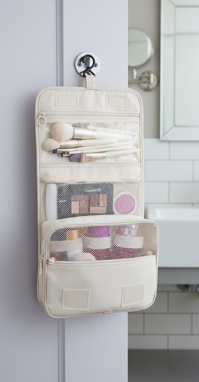 presentation trousse de toillette de organisateur de valise ZenOptimise 10 pieces