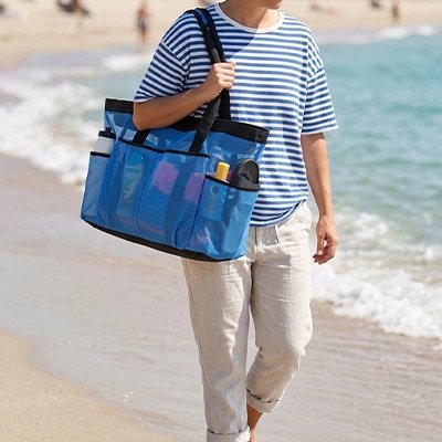 promenade en bord de mer sac de plage XXL ma Liberté Totale
