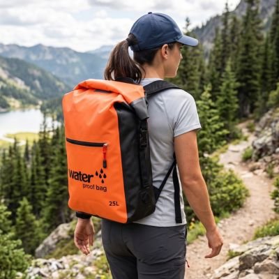 Sac à dos étanche Aqua Sun orange