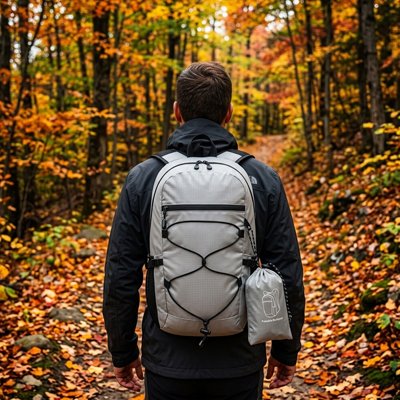 Sac à dos pliable voyage et pratique en fôret