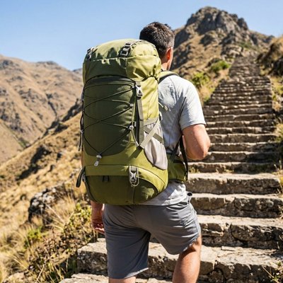 Sac à dos pour randonnée Élan Sauvage au Pérou