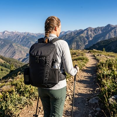 Sac à dos pour randonnée Trail Compact noir