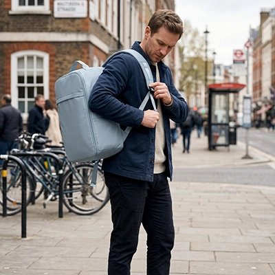 SAC A DOS TAILLE VALISE CABINE URBAN + bleu