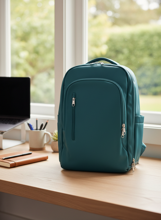 sac a dos voyage dimension easyjet sur bureau tasse de crayons et agenda