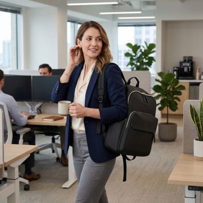 SAC A DOS WEEK END FEMME ESCALE URBAINE NOIR