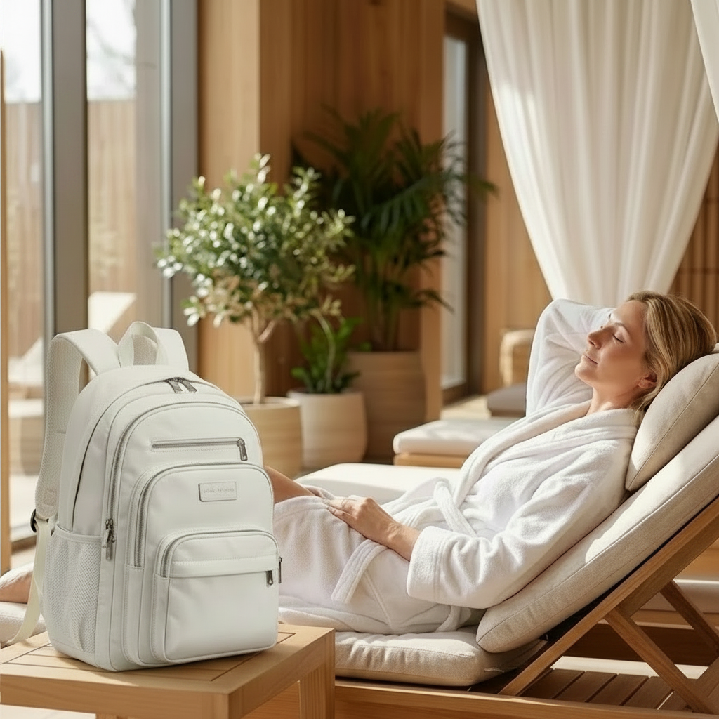 Sac à dos week end femme zenbagage au spa