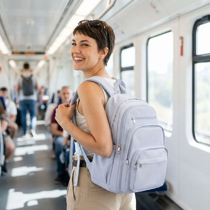 Sac a dos week end femme zenbagage en train