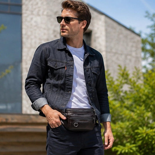 sac banane homme tendance noir