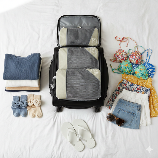 sac de rangement pour valise ZenVoyage Organizer voyage en preparation sejour plage