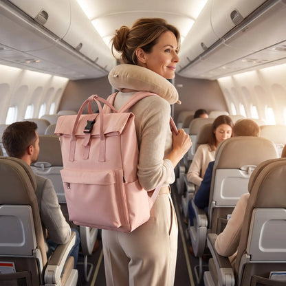 Sac de week end femme easypass cabine rose