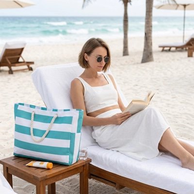 Sac plage femme Grand Esprit d'Évasion à la plage