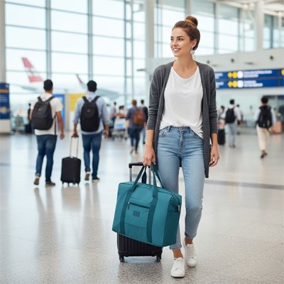 Sac voyage cabine femme aeroport direction securite