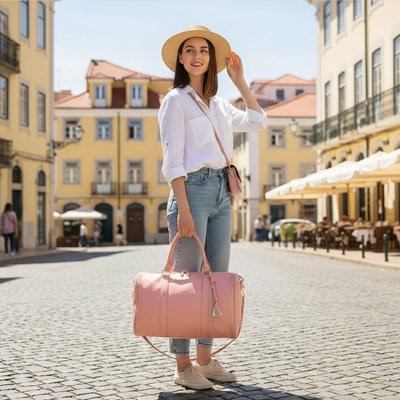 sac voyage femme promedade journee ensoleille