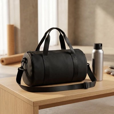 sac weekend femme Prêt-à-Partir compact noir