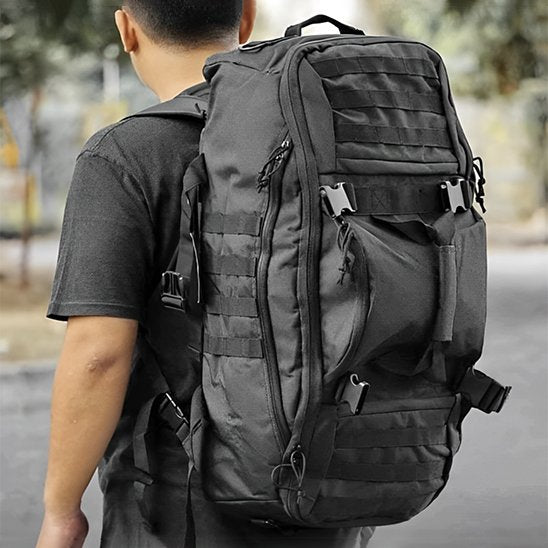 Sac weekender homme Grande capacité porté en sac à dos en promenade urbaine