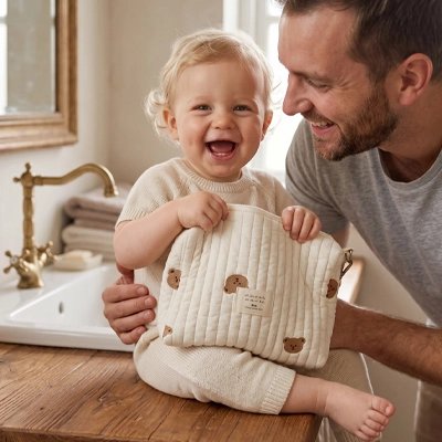 Trousse de toilette bébé voyage petit ourson